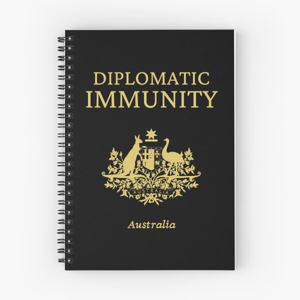 Item preview, Australian Diplomatic Immunity, Gold designed and sold by UNK-Fatigues.