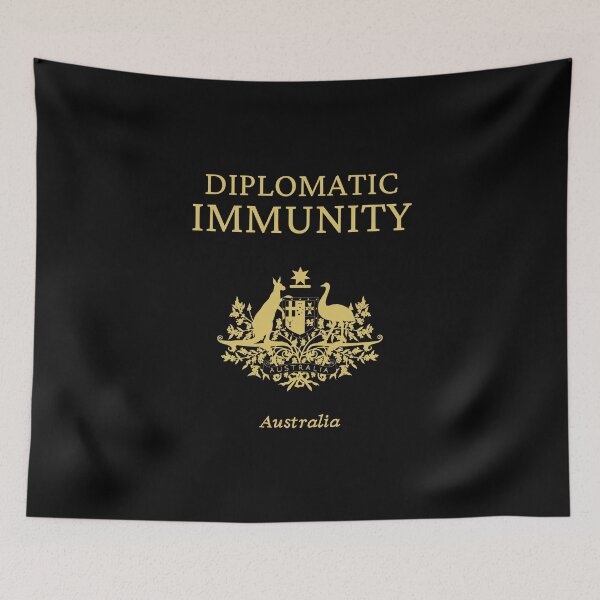 Item preview, Australian Diplomatic Immunity, Gold designed and sold by UNK-Fatigues.