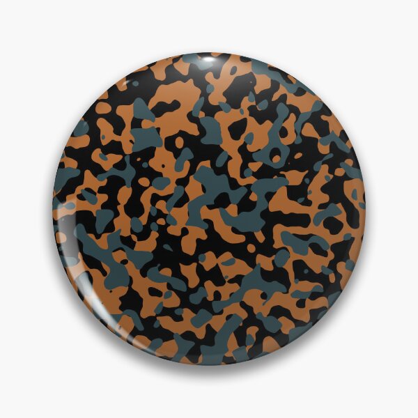 Artikelvorschau, Erdbraune Camouflage in Schieferblau und Schwarz entworfen und verkauft von ModdiesColors.