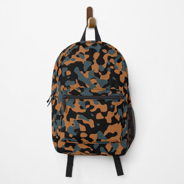 Item preview, Earth Brown Camouflage in Slate Blue and Black designed and sold by ModdiesColors.