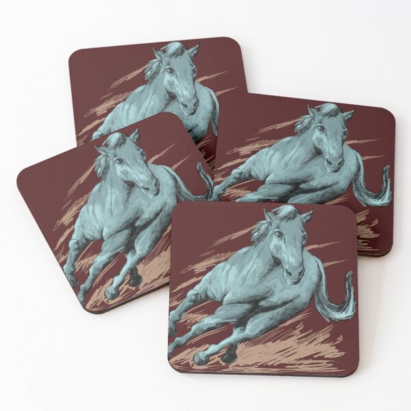 Item preview, Horse kicking up dust designed and sold by Ink8oy.