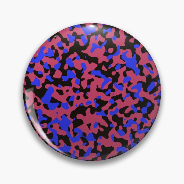 Item preview, Electric Pink and Blue Camouflage with Black designed and sold by ModdiesColors.