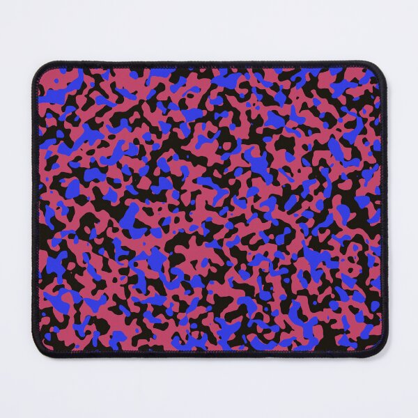Item preview, Electric Pink and Blue Camouflage with Black designed and sold by ModdiesColors.