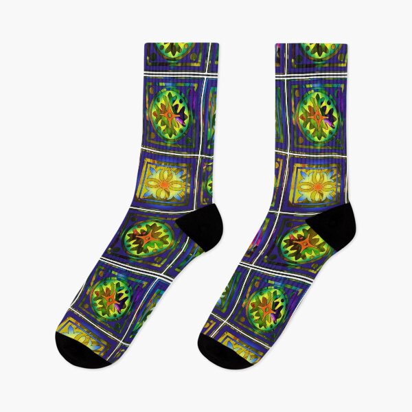 Item preview, different shapes with flowers background designed and sold by AlexGrafs.
