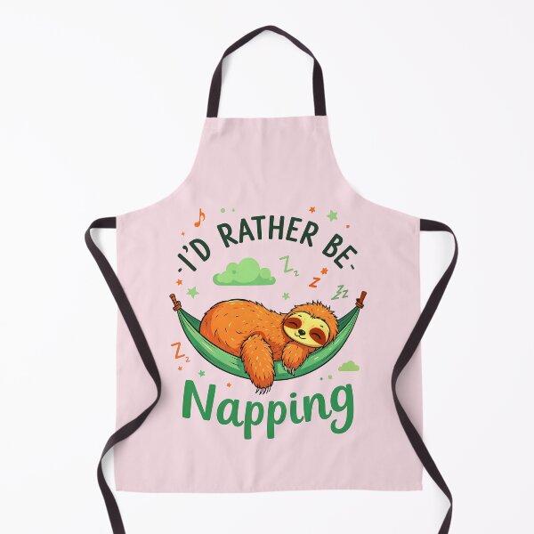 Item preview, I'd Rather Be Napping Cute Sloth Quote designed and sold by TheArtOfPat.