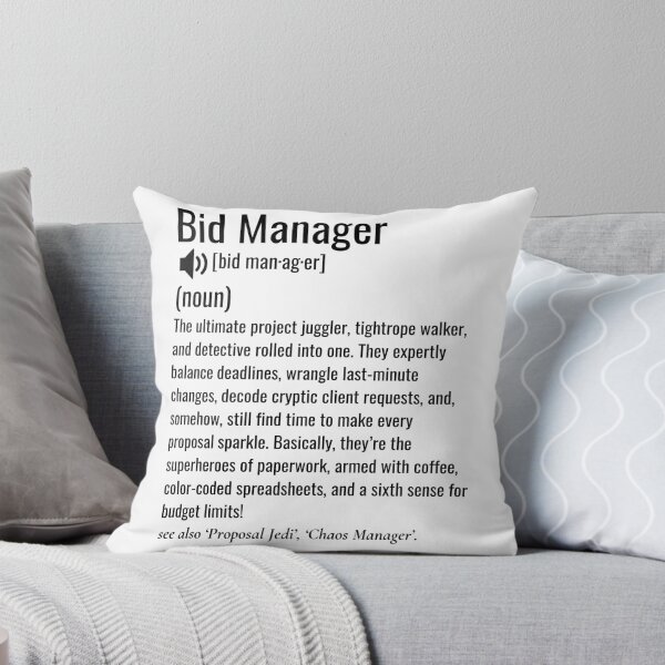 Item preview, Bid Manager definition designed and sold by sydney-syder.