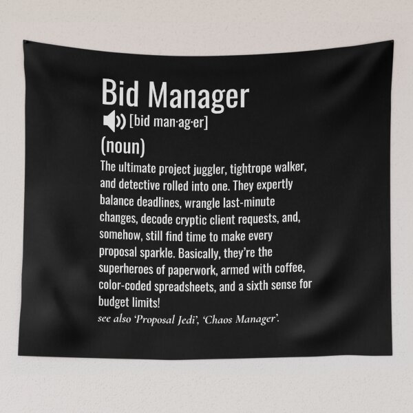 Item preview, Bid Manager definition designed and sold by sydney-syder.