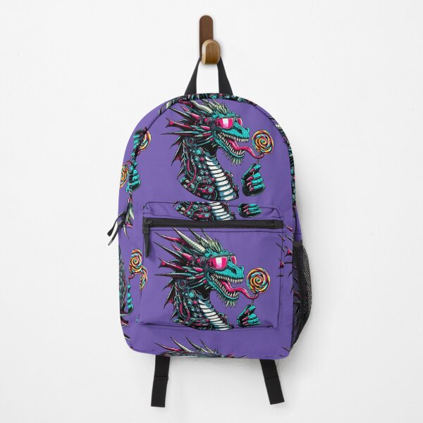 Item preview, Cyberpunk Dragon Eating a Lollipop designed and sold by Ghost on Toast.