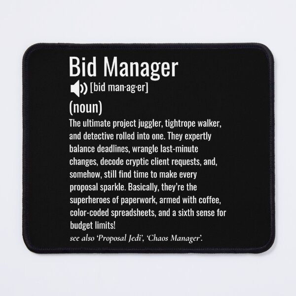Item preview, Bid Manager definition designed and sold by sydney-syder.