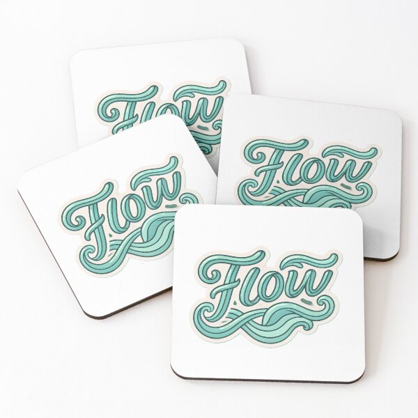 Item preview, Flow Affirmation Sticker | Embrace Ease & Natural Harmony designed and sold by AwakenedAlchemy9.