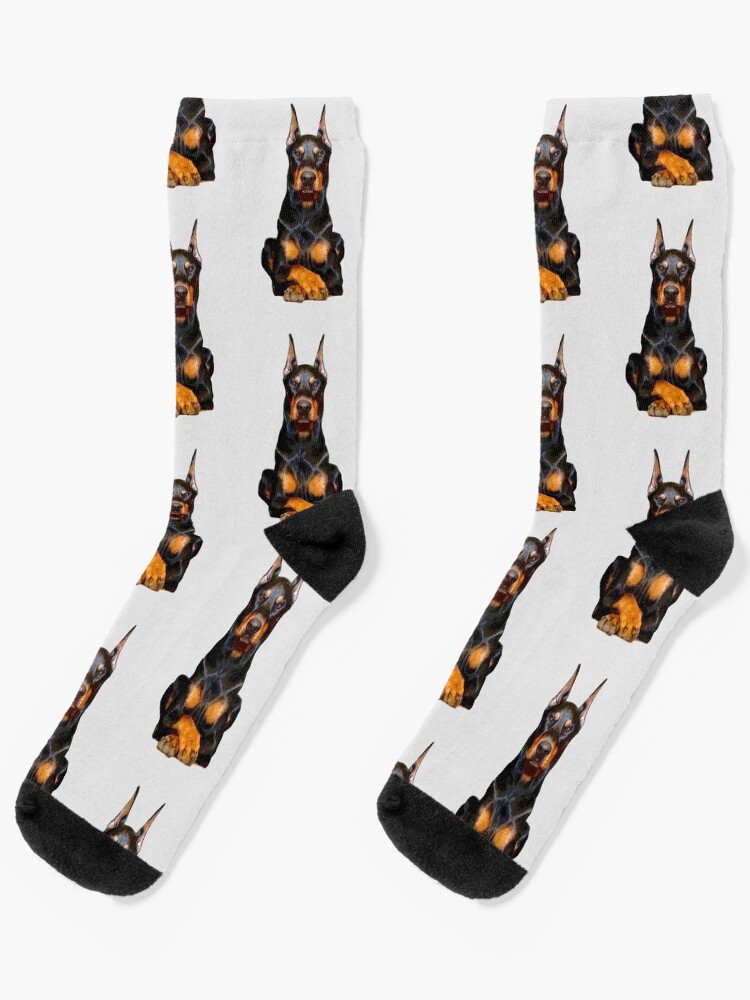 Doberman Guards Me Dobermann Pinscher Dog