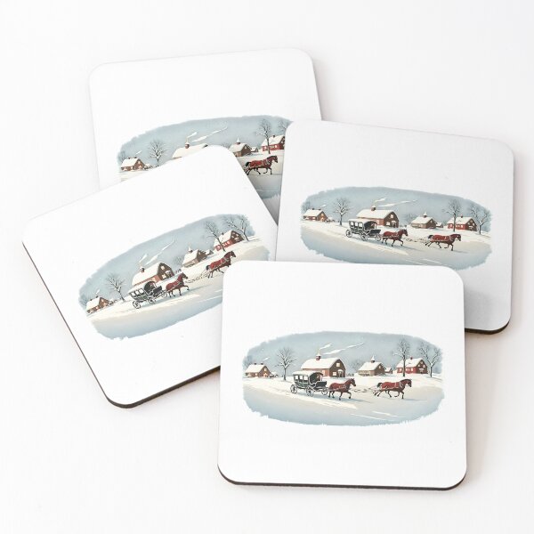 Item preview, Winter Horse Carriage Ride designed and sold by Taans-Creation.