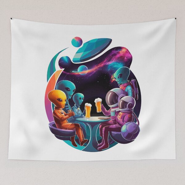 Item preview, Celebrating aliens and astronauts with beer designed and sold by Mahilis.