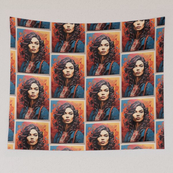 Item preview, Whimsical Portrait with Seasonal Flair designed and sold by KilianSzmid.