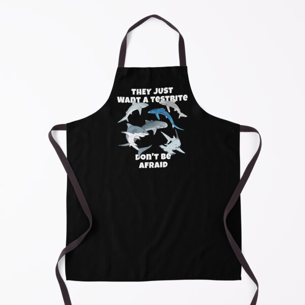 Item preview, Blue Shark Tiger Shark Bull Shark Hammerhead Shark They Just Want a Testbite designed and sold by NicGrayGraphic.