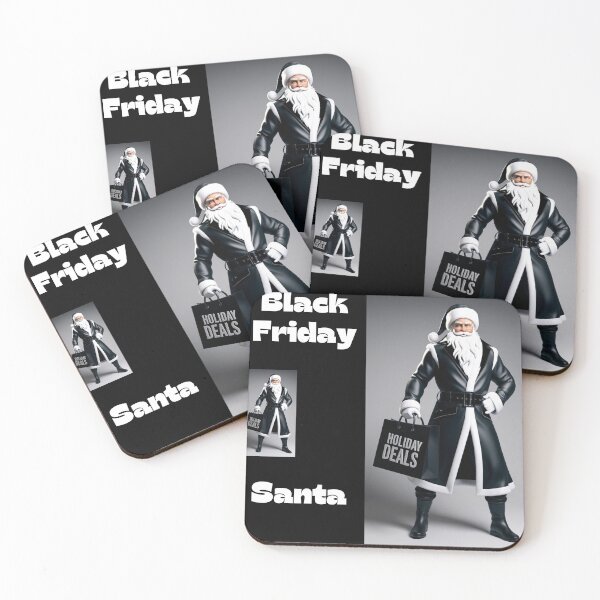Item preview,  Black Friday Santa Collection! designed and sold by FreeSpiritArt4U.