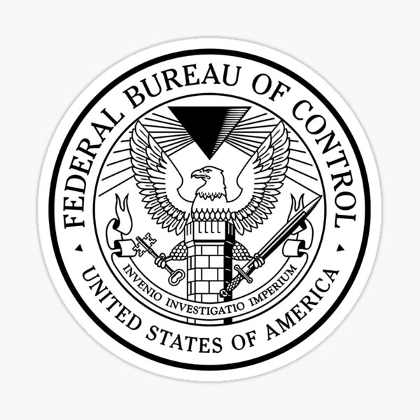 Item preview, Federal Bureau of Control designed and sold by Wegeeks.
