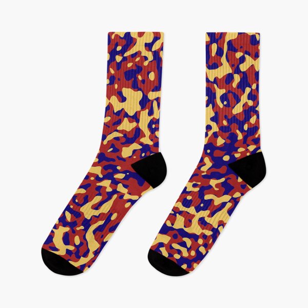 Item preview, Crimson Camouflage in Golden Yellow and Purple designed and sold by ModdiesColors.