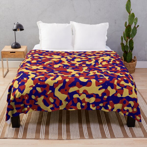 Item preview, Crimson Camouflage in Golden Yellow and Purple designed and sold by ModdiesColors.