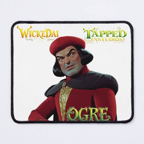 Item preview, WICKEDAI x TAPPED - Ogre Panavision Lord In Red Poster designed and sold by WickedAIYoutube.