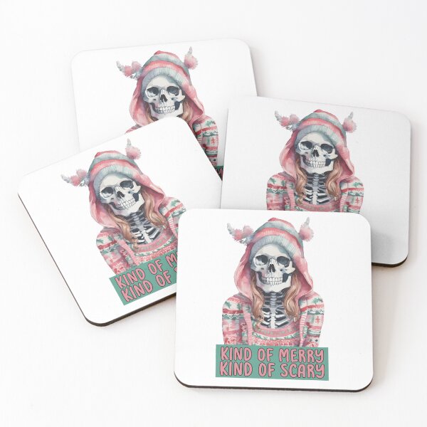 Item preview, Skeleton - Kind of Merry, Kind of Scary - Christmas designed and sold by Shopatmarlow.