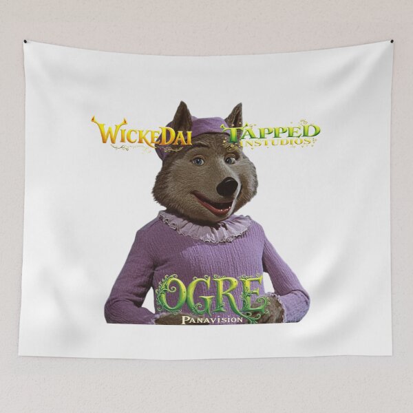 Item preview, WICKEDAI x TAPPED - Ogre Panavision Big Bad Wolf Poster designed and sold by WickedAIYoutube.