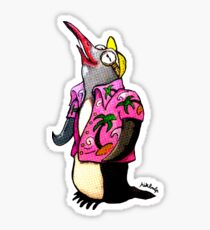 Hawaii Penguin Sticker