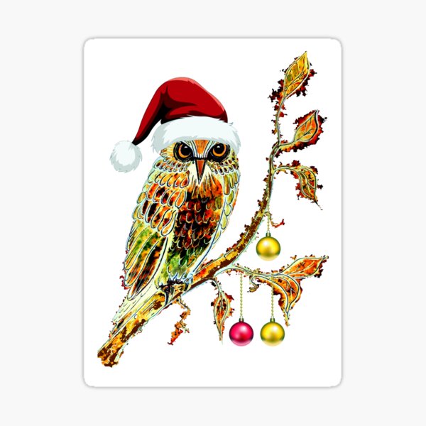 Item preview, Christmas Owl designed and sold by Linda Callaghan.