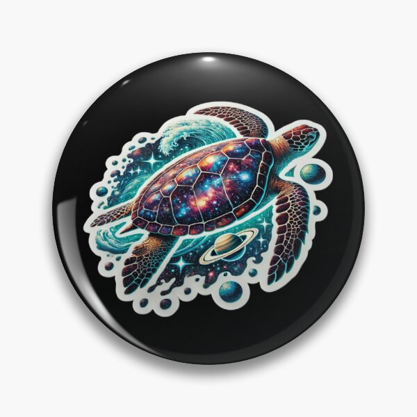 Item preview, Cosmic Sea Turtle designed and sold by PinUpPizzazz.