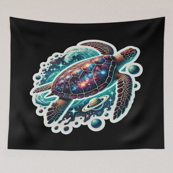 Item preview, Cosmic Sea Turtle designed and sold by PinUpPizzazz.