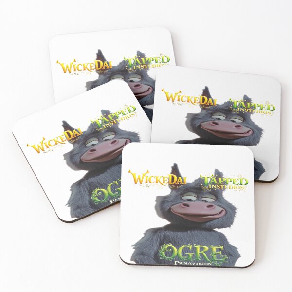 Item preview, WICKEDAI x TAPPED - Ogre Panavision Donkey Poster designed and sold by WickedAIYoutube.