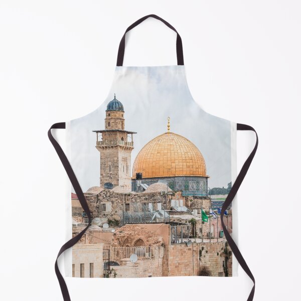 Item preview, View of Dome of Rock and the Pillar of Masjid al Aqsa in Jerusalem, Palestine designed and sold by Pink Pastel Studio.