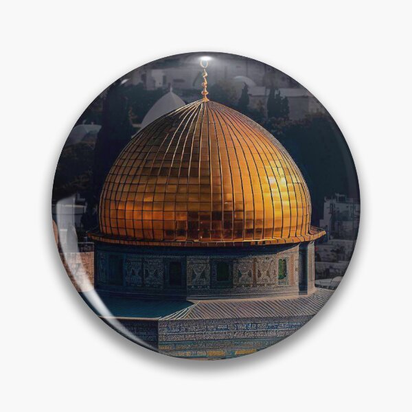 Item preview, Gaza, Palestine | View of Dome of Rock and the Pillar of Masjid al Aqsa in Jerusalem, Palestine designed and sold by Pink Pastel Studio.