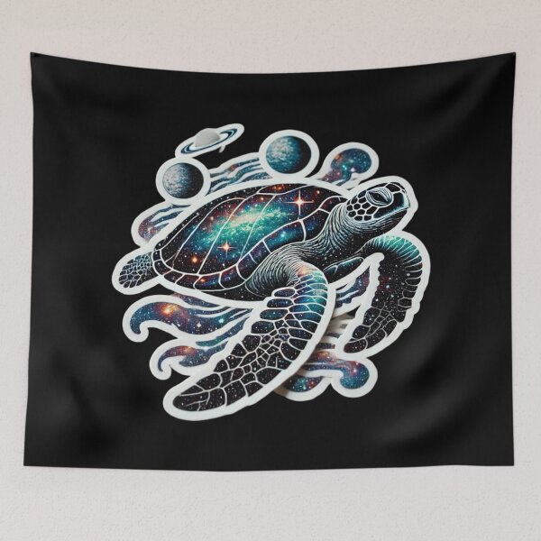 Item preview, Cosmic Sea Turtle designed and sold by PinUpPizzazz.