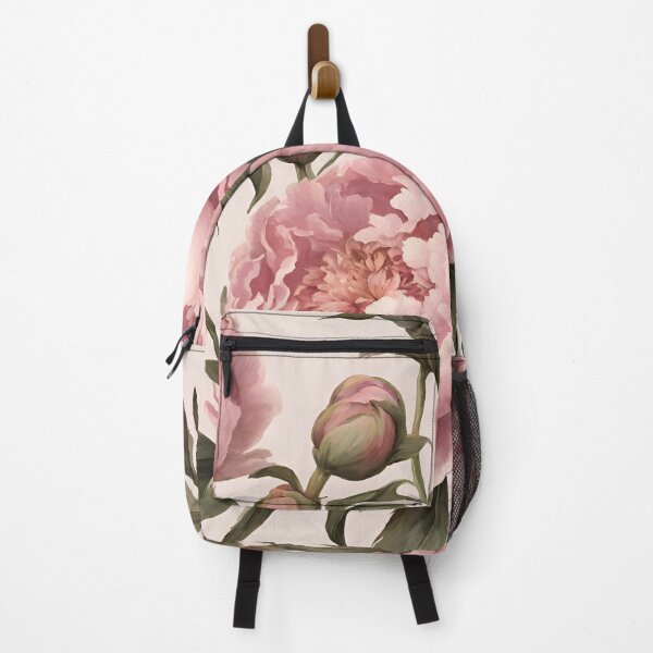 Item preview, Pink Peonies Vintage Floral Print designed and sold by SerenebySL.
