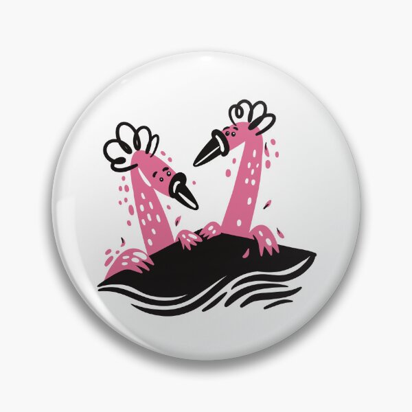 Item preview, Flamingoes on the edge of the pool designed and sold by jasmineberry.