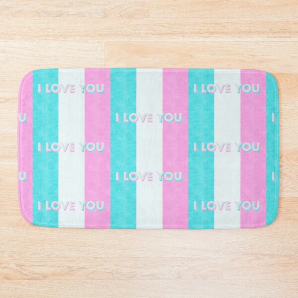 Item preview, I love you Trans Queer Flag LGBTQIA Ally Pride Neapolitan Risograph Print designed and sold by fancysarah.