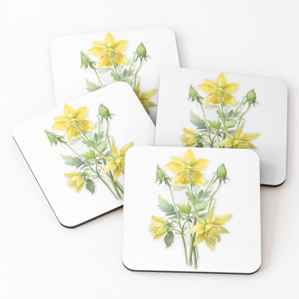 Item preview, Yellow Columbine (Aquilegia) designed and sold by HOMETOWN86.