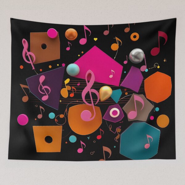 Item preview, Music pattern #131 designed and sold by Kaleidoscope Print.