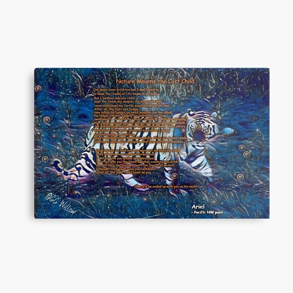 Nature Mourns the Lost Child Metal Print