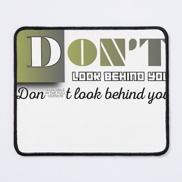 Item preview, Don't Look Back T-Shirt designed and sold by Mohamed-Egy.