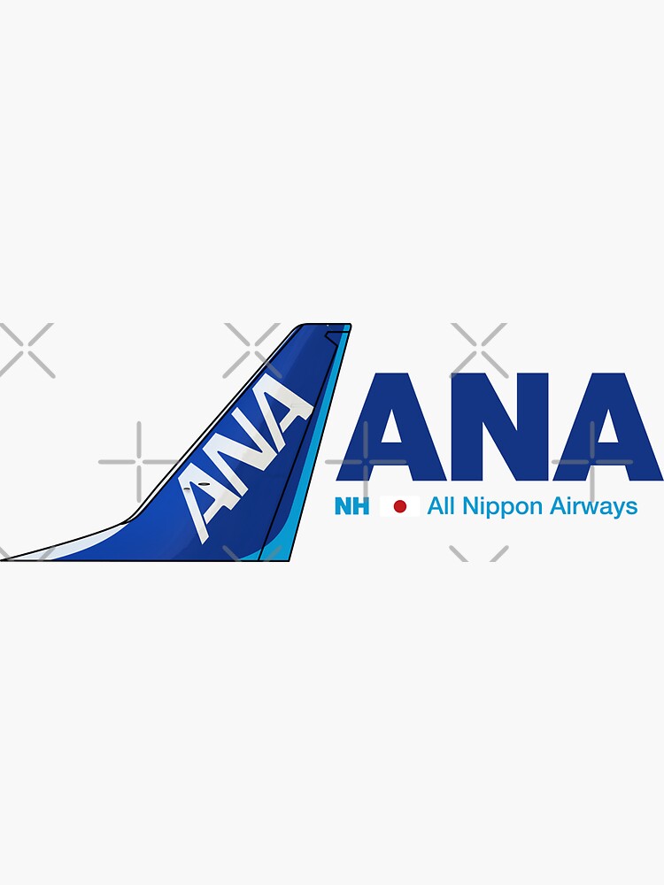 ANA Air Nippon Airlines Boeing 737-800 Tail Sticker