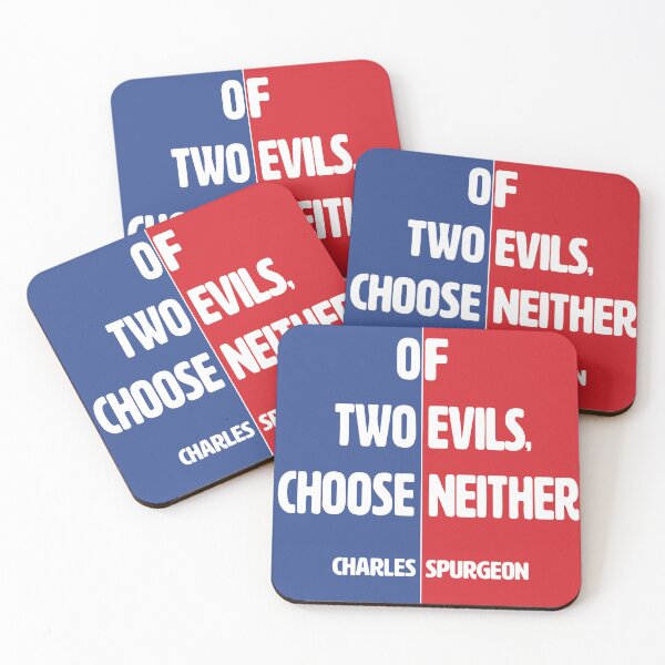 Item preview, "Of two evils, choose neither." designed and sold by CreationzByPixi.
