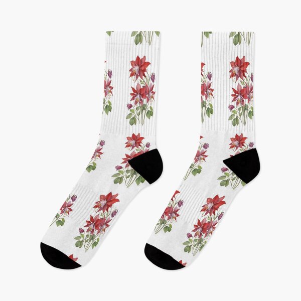 Item preview, Red Columbine (Aquilegia) designed and sold by HOMETOWN86.