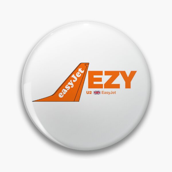 Item preview, EasyJet Boeing 737-800 Tail Sticker designed and sold by MinimalistAir.