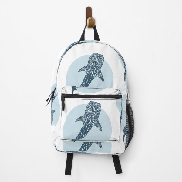 Item preview, Whale Shark Blue Circle designed and sold by SeaLarkArt.