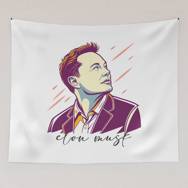 Artikelvorschau, Elon Musk Abstrakte Kunst, Elon Musk, Abstrakt entworfen und verkauft von graphic-genie.
