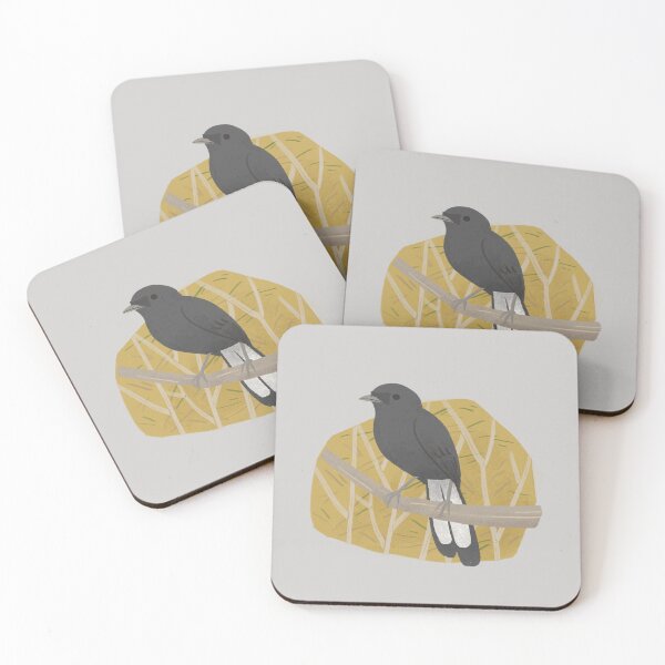Item preview, White-vented Shama (Copsychus niger) designed and sold by go outside . go wild.