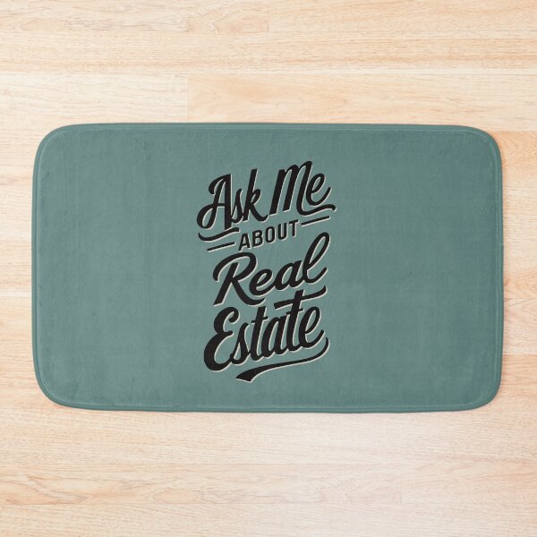 Item preview, Ask Me About Real Estate Cursive Vintage Realtor designed and sold by thecatcouch.