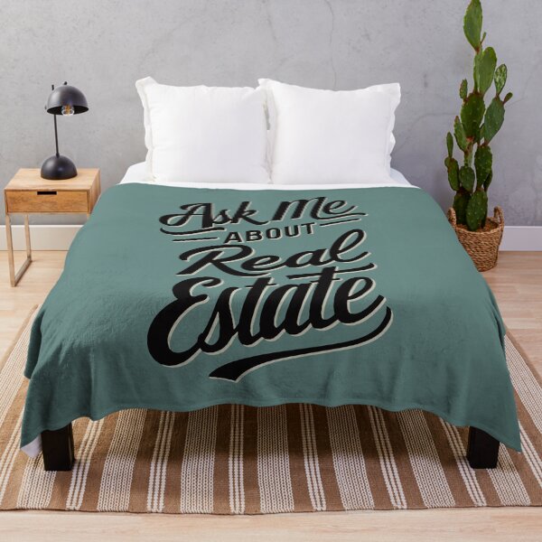 Item preview, Ask Me About Real Estate Cursive Vintage Realtor designed and sold by thecatcouch.